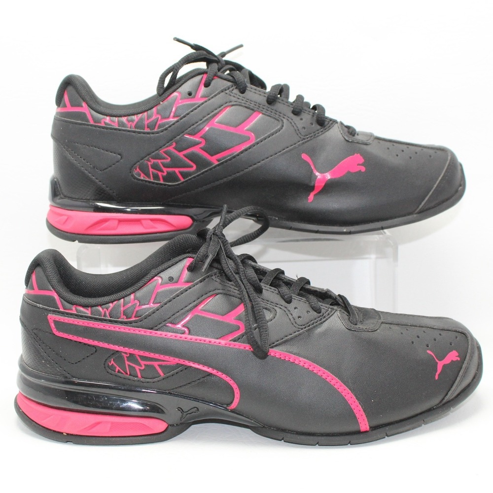 Puma Tazon 6 Fracture Womens Sneakers Black Pink 193611-01 Size 11